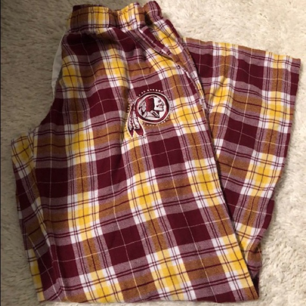 Redskins bedazzled flannel pajama pants